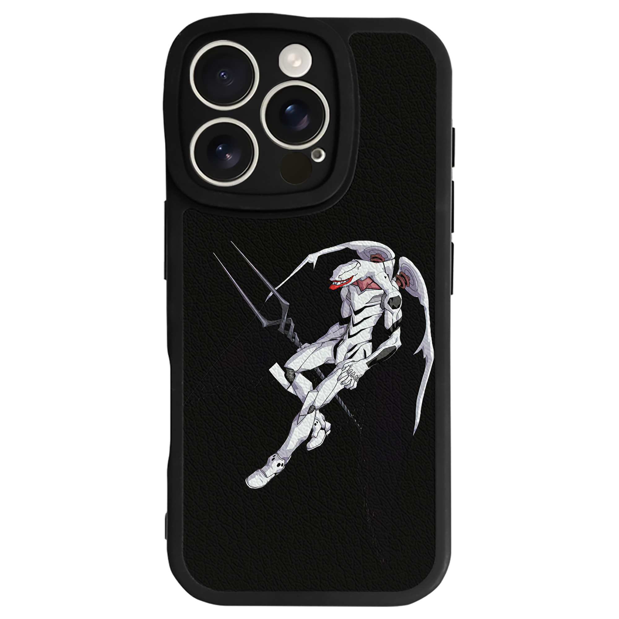 （画像用） EVA 新世紀エヴァンゲリオン 【iPhone 16シリーズ対応】シリコンスマホケース（レザー調） 材質：シリコン
